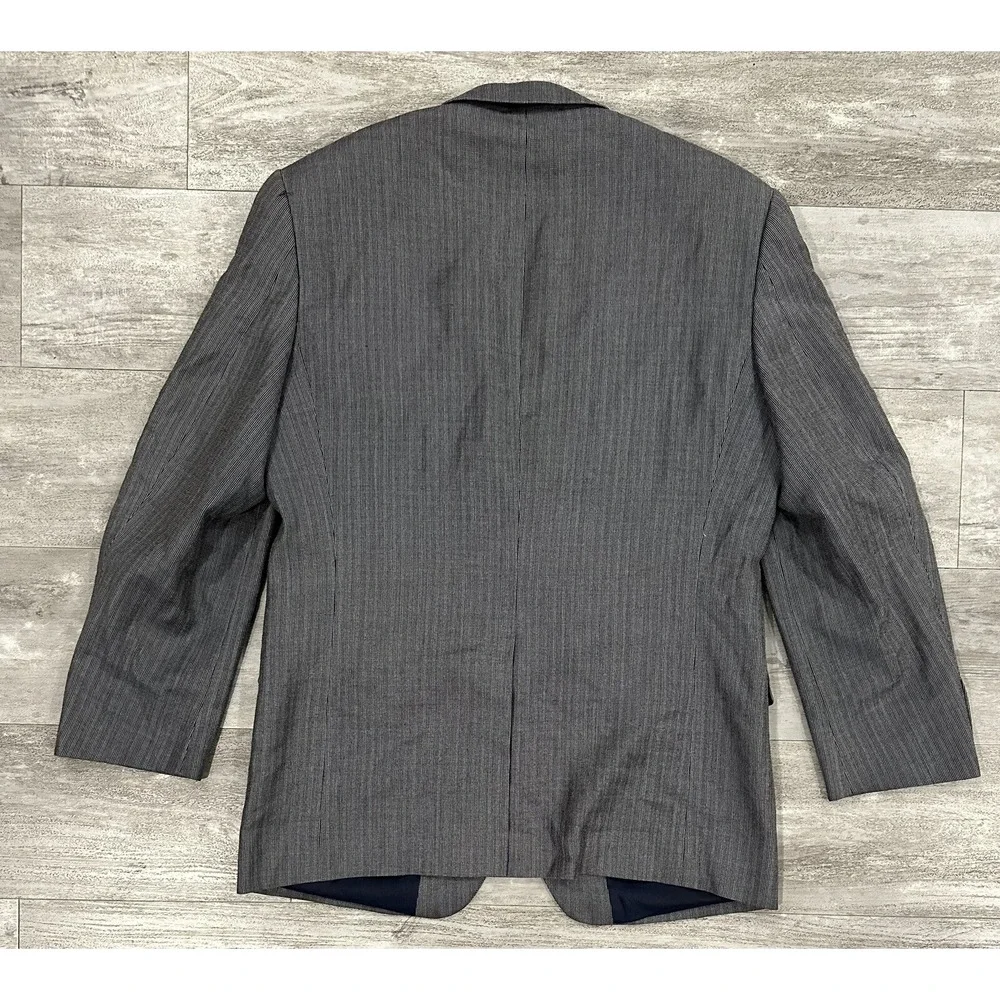 Ralph Lauren Mens 2 Button Blazer Silk Wool Blend Size 40R Macy's Store